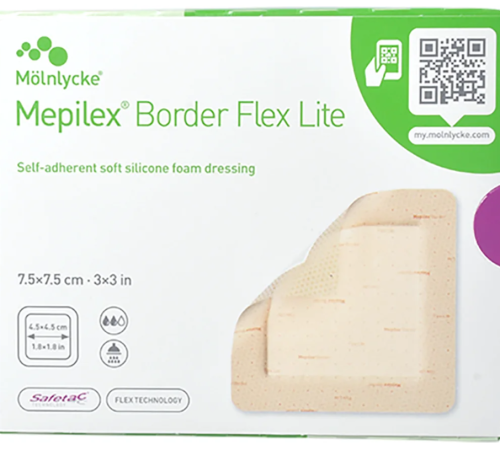 Mepilex Border Comfort Lite 7.5 x 7.5cm (Pack of 10)