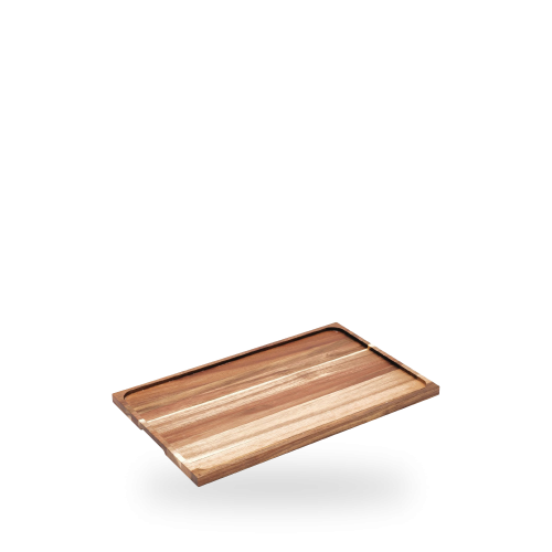 Churchill Slate Trays And Wood Boards Acacia Base 1/1 55x34.5cm (Pack of 5)