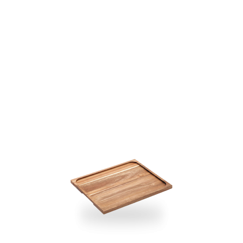 Churchill Slate Trays And Wood Boards Acacia Base 1/2 55x34.5cm (Pack of 5)