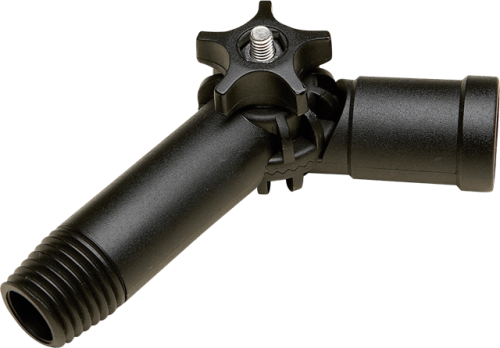 Angle Device With Thread, 140mm, Black