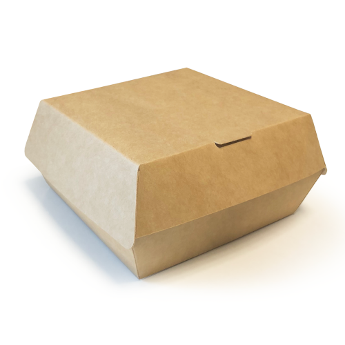SIMPLY KRAFT CLAMSHELL BURGER BOX LARGE (250)