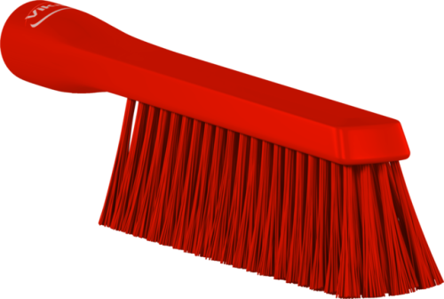 Vikan Dual Reach Brush Threaded, 260 mm, Soft/hard, Red
