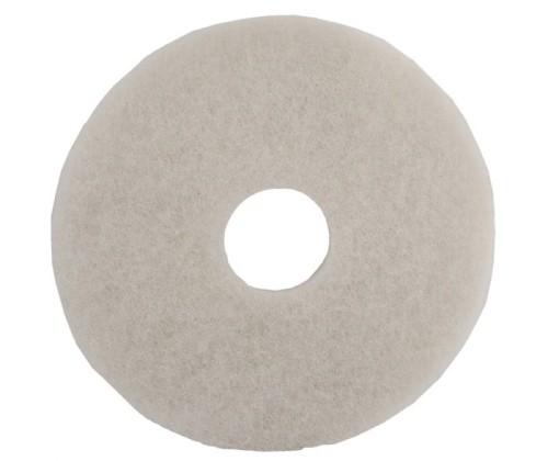 FLOOR SCRUBBING PAD WHITE (Buffing / High Gloss Finish) 15" (1)
