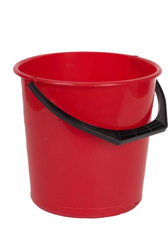BUCKET PLASTIC RED 10L (1)