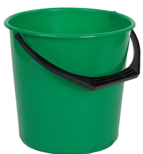 BUCKET PLASTIC GREEN 10L (1)