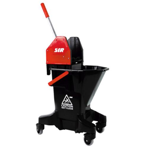 MOP BUCKET/WRINGER KENTUCKY LONG TALL SALLY RECYCLED BLACK LTS-R RED 16L (1)