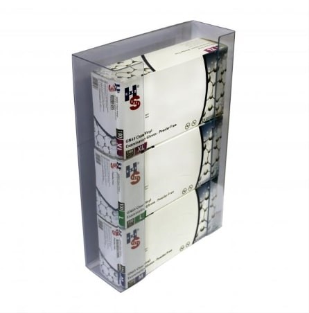 DISPENSERS GLOVE BOX HOLDS TRIPLE BOXES (2)