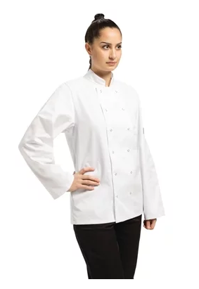 CHEFS JACKET WHITE LONG SLEEVE XS A134-XS (1)