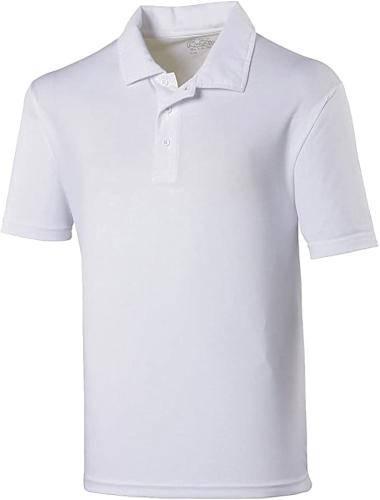 POLO SHIRT (COOLITE) WHITE SMALL (1)
