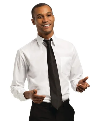 DRESS SHIRT WHITE LONG SLEEVE -XL 48-50"/122-127cm (1)