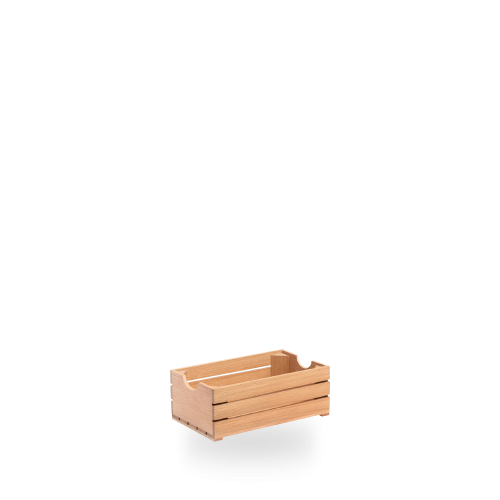 Churchill Beech Wood Crates Gn 1/4 26.5 X 16.2 X 10cm (Pack of 6)