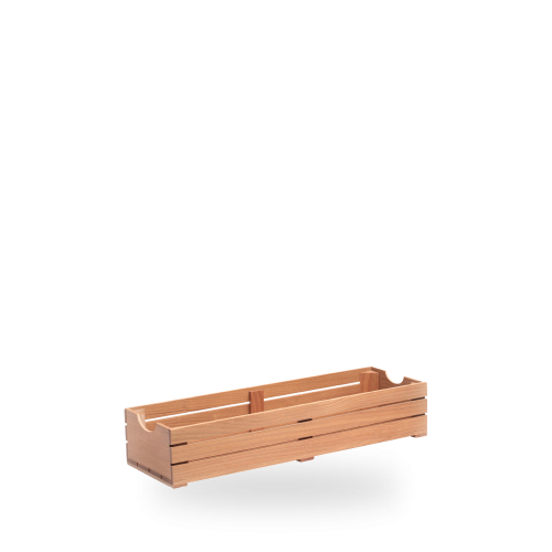 Churchill Beech Wood Crates Gn 2/4 26.5 X 16.2 X 10cm (Pack of 4)