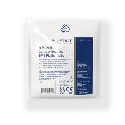 STERILE GAUZE SWAB 5x5cm (5)