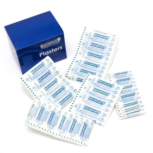 PLASTERS ASSORTED BLUE WASHPROOF *Astroplast* (150)