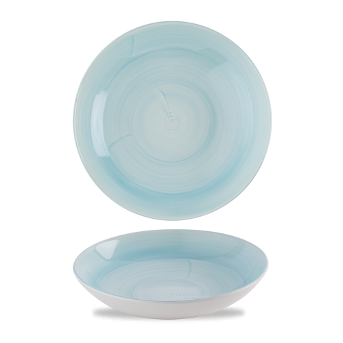 Churchill Stonecast Canvas Breeze  Coupe Bowl 7.25" (Pack of 12)