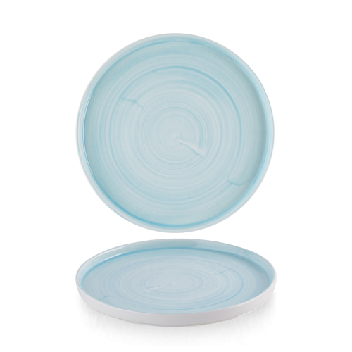 Churchill Stonecast Canvas Breeze  Walled Plate 8.25" (Pack of 6)