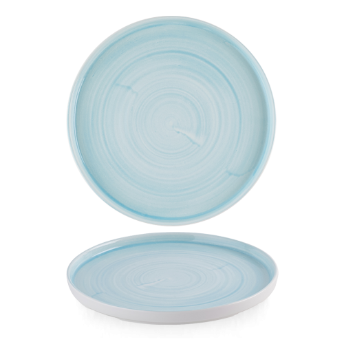 Churchill Stonecast Canvas Breeze  Walled Plate 11" (Pack of 6)