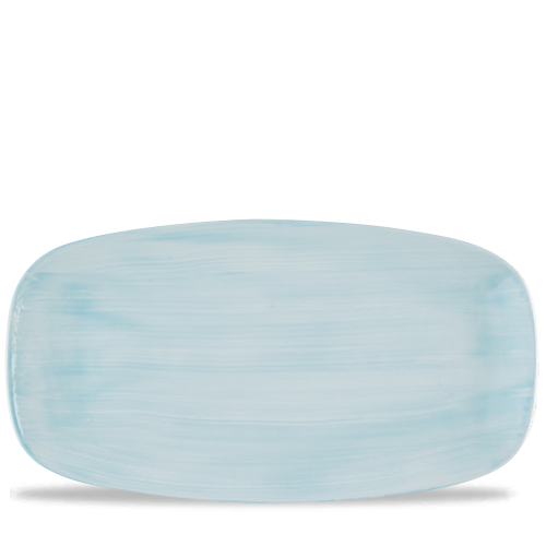 Churchill Stonecast Canvas Breeze  Chefs Oblong Plate 13 7/8x7 3/8" (Pack of 6)