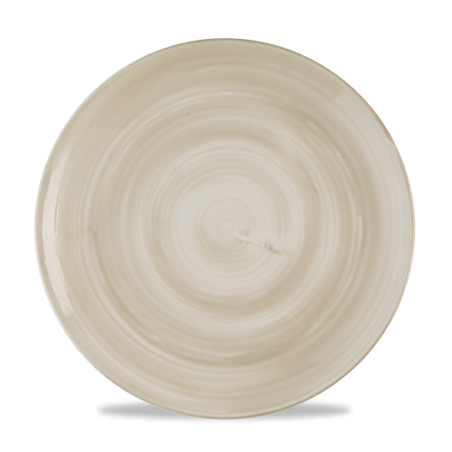 Churchill Stonecast Canvas Natural Evolve Coupe Plate 10.25" (Pack of 12)