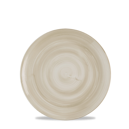 Churchill Stonecast Canvas Natural Evolve Coupe Plate 6.5" (Pack of 12)