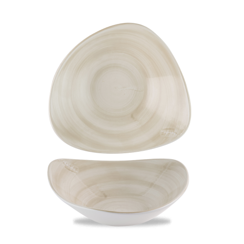 Churchill Stonecast Canvas Natural Lotus Bowl 9" (Pack of 12)