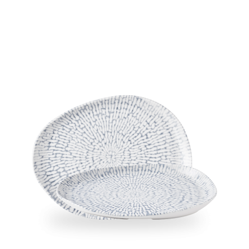 Churchill Cascade Indigo Natural Oblong 10 1/4 X 7 7/8 (Pack of 6)