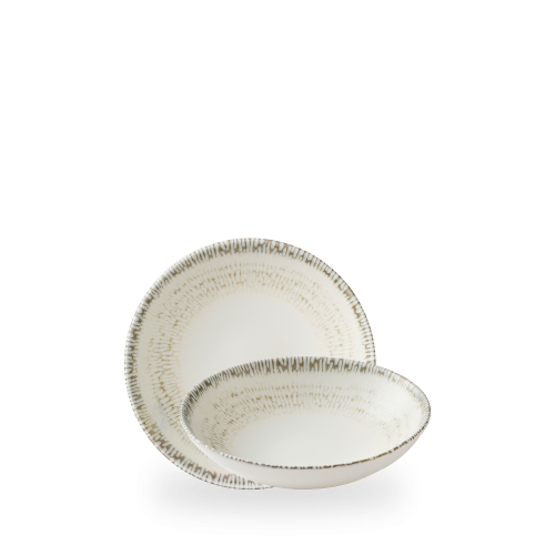 Churchill Cascade Taupe Evolve Coupe Bowl 7.25" (Pack of 12)