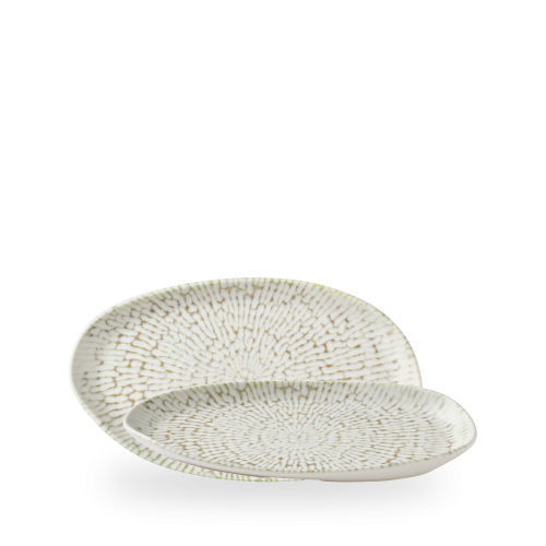 Churchill Cascade Taupe Natural Oblong 10 1/4 X 5 7/8 (Pack of 6)