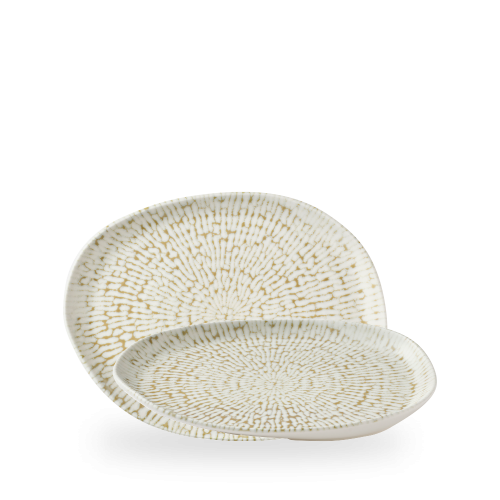 Churchill Cascade Taupe Natural Oblong 10 1/4 X 7 7/8 (Pack of 6)