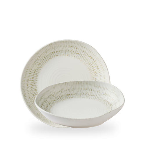 Churchill Cascade Taupe Natural Deep Bowl 10" (Pack of 6)