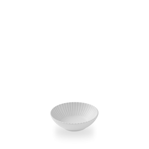 Churchill Era Grey Contour Shallow Bowl 9oz (Pack of 12)