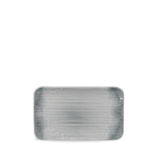 Dudson Harvest Flux Grey  Organic Rectangular Plate 10.6X6.3" (Pack of 12)