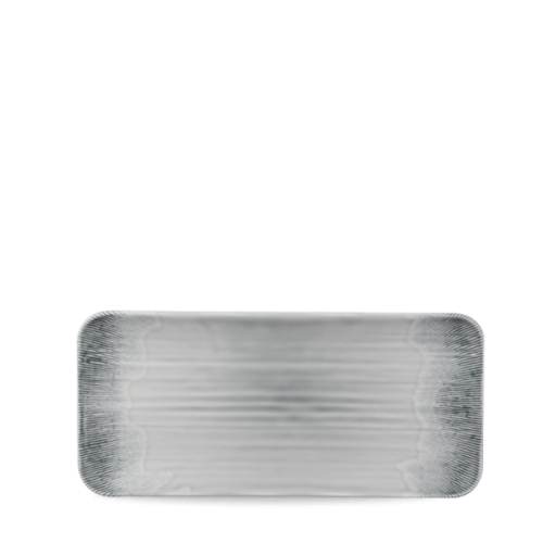 Dudson Harvest Flux Grey Organic Coupe Rect Platter 13 3/4X6 1/4" (Pack of 6)