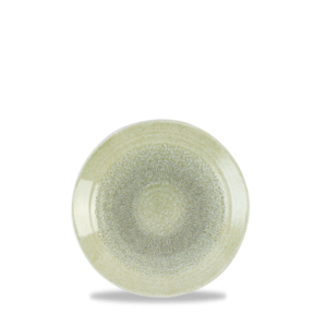 Dudson Harvest Grain Speckle Green  Organic Coupe Plate 9" (Pack of 12)