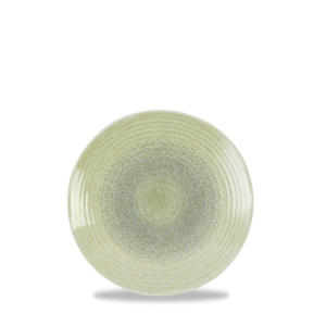 Dudson Harvest Grain Speckle Green  Organic Coupe Plate 10.6" (Pack of 12)