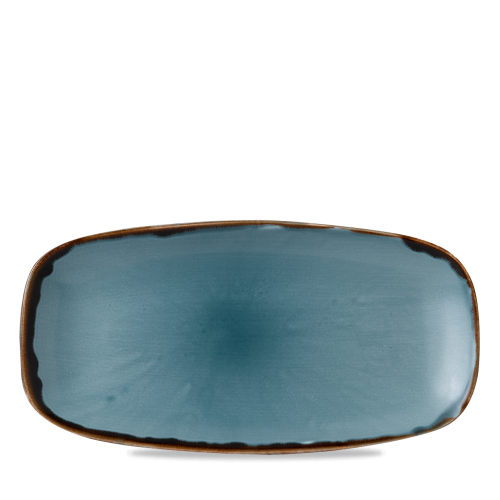 Dudson Harvest Blue Chefs Oblong Plate 11 3/4x6" (Pack of 12)