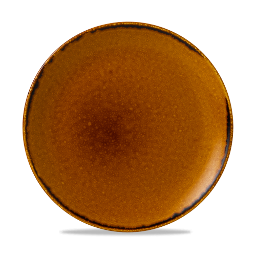 Dudson Harvest Brown Coupe Plate 10.25" (Pack of 12)