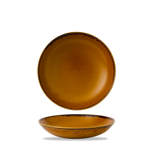 Dudson Harvest Brown Coupe Bowl 7.25" (Pack of 12)