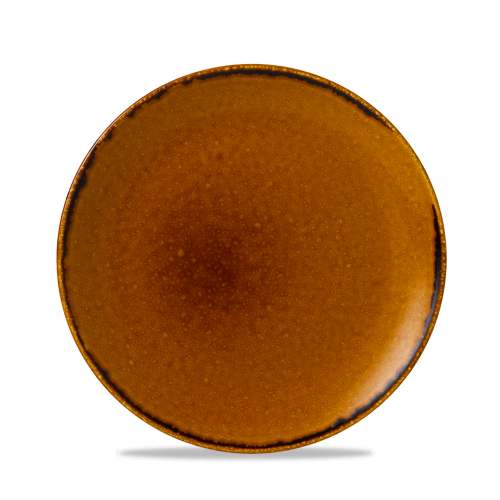 Dudson Harvest Brown Coupe Plate 8.67" (Pack of 12)