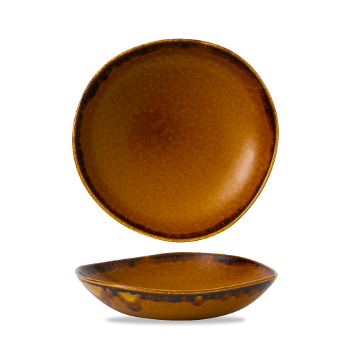 Dudson Harvest Brown Round Bowl 9 7/8" (Pack of 12)