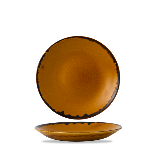 Dudson Harvest Brown Deep Coupe Plate 10" (Pack of 12)