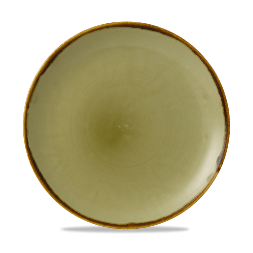 Dudson Harvest Green Coupe Plate 10.25" (Pack of 12)