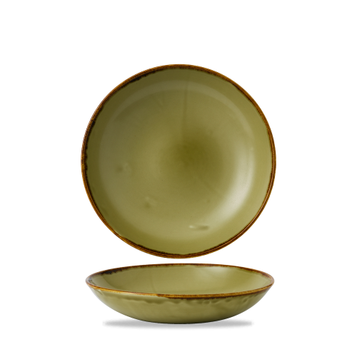 Dudson Harvest Green Coupe Bowl 9.75" (Pack of 12)