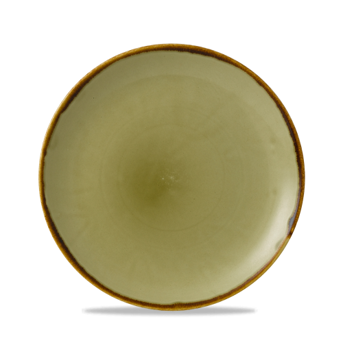 Dudson Harvest Green Coupe Plate 8.67" (Pack of 12)