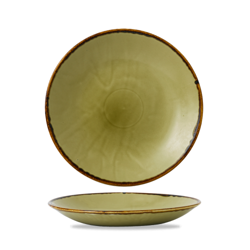Dudson Harvest Green Deep Coupe Plate 11" (Pack of 12)