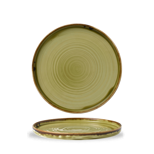 Dudson Harvest Green Walled Plate 10 2/8" (Pack of 6)