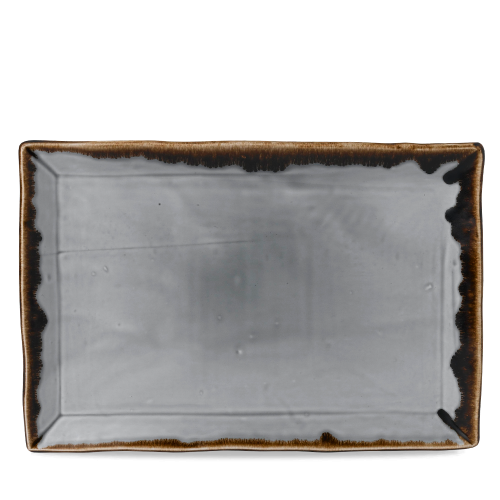 Dudson Harvest Grey Rectangle Tray 13 1/2 X 9 1/8" (Pack of 6)