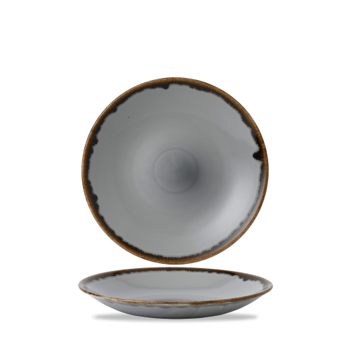 Dudson Harvest Grey Deep Coupe Plate 10" (Pack of 12)