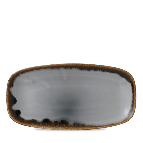 Dudson Harvest Grey Chefs Oblong Plate 11 3/4x6" (Pack of 12)
