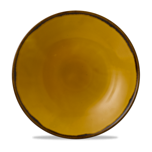 Dudson Harvest Mustard Coupe Plate 11.25" (Pack of 12)